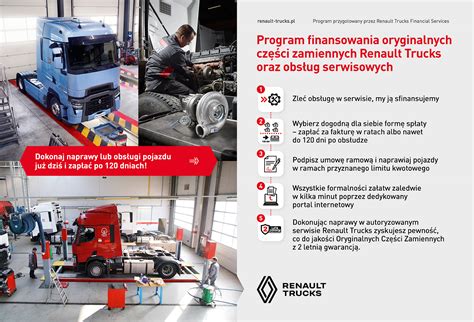 Galeria zdjęć różnych części zamiennych do ciągników Renault Trucks.