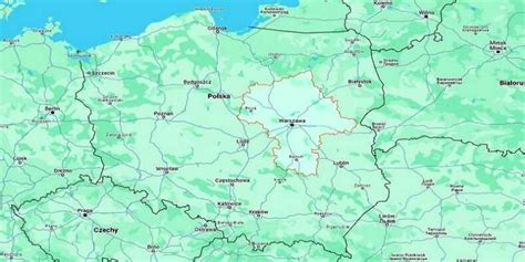 infografika przedstawiająca rozkład ogłoszeń głęboszy 3-łapowych na mapie Polski