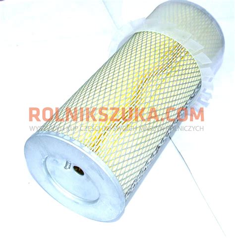 Przekrój mokrego filtra powietrza z zaznaczonym monocyklonem