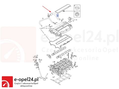 Schemat układu odpowietrzenia skrzyni korbowej (odmy)
