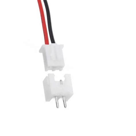 Detailed diagram of a 2-pin female connector with labels of its components