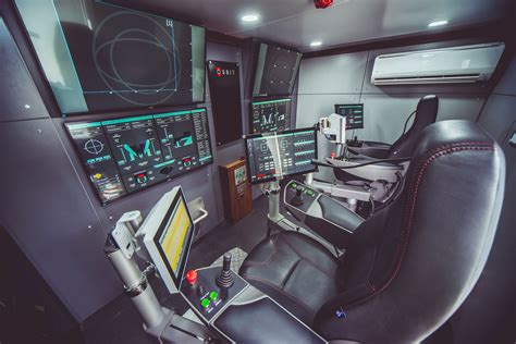 Interior of the PANORAMA cabin, highlighting ergonomic controls and visibility