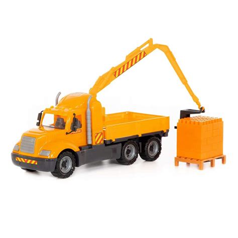 Ciężarówka HDS z dźwigiem hydraulicznym i kontenerem
