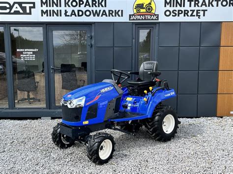 Schemat porównujący cechy techniczne różnych modeli miniciągników Iseki.