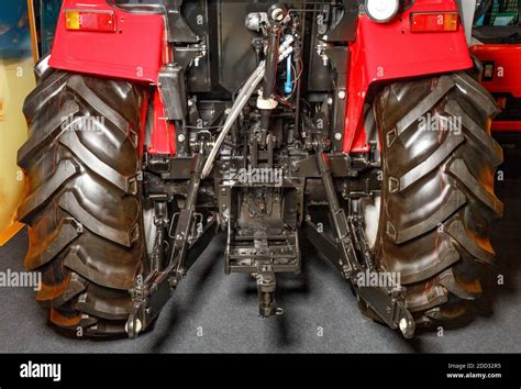 Close-up photo of the hydraulic system of a T-25 tractor