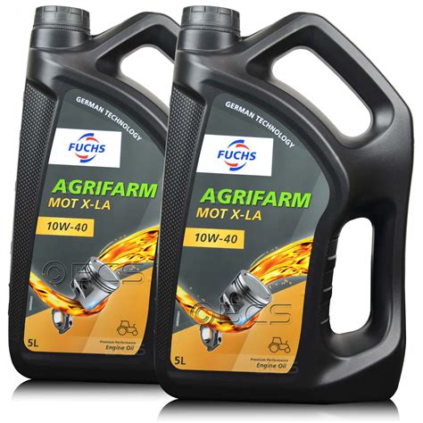 Butelka oleju silnikowego Fuchs Agrifarm MOT X-LA 10W-40