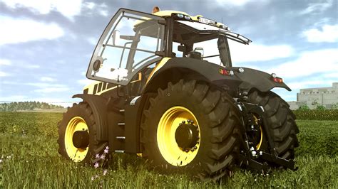 Schemat systemu CTIS w ciągniku JCB Fastrac.