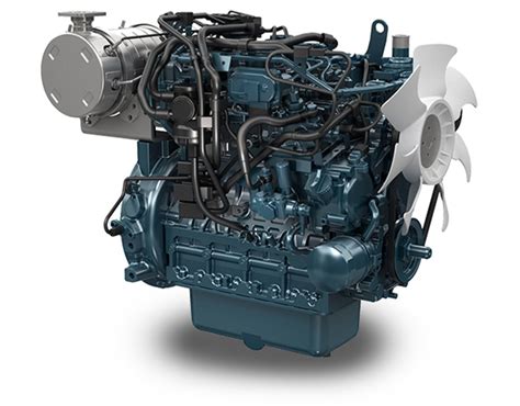 Infographics showing the range of Kubota engines