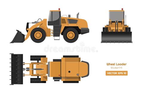 Dimensional drawing of a mini loader