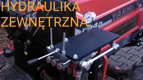 Zdjęcie zamontowanej dodatkowej hydrauliki w ciągniku Yanmar F