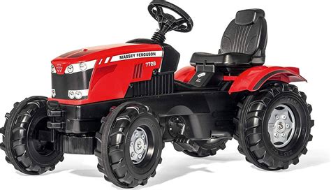 Zdjęcie detali traktora Rolly Toys Massey Ferguson, pokazujące jakość wykonania