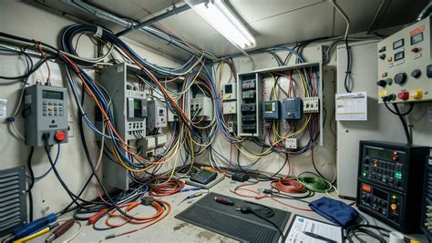 Przykładowy montaż urządzeń elektrycznych w kabinie