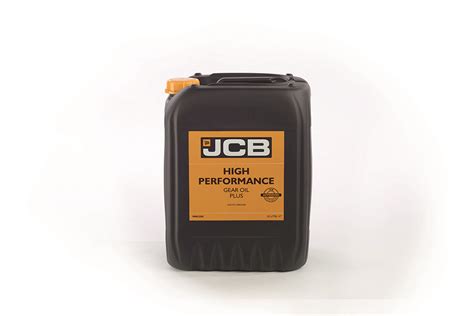 Zdjęcie opakowania oleju JCB Gear Oil HP Plus z widoczną specyfikacją UTTO i API GL-4
