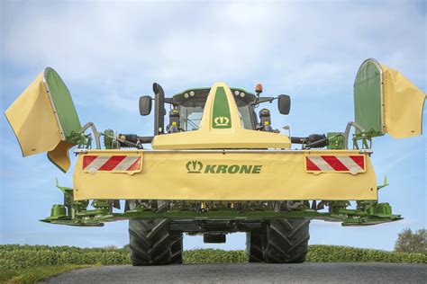 Thematic photo of Krone mowers working in the field