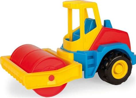 zdjęcie żółtego walca zabawki Wader Tech Truck