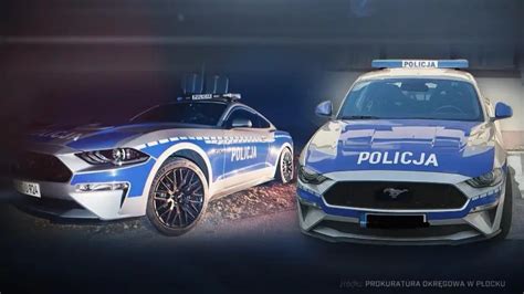 Radiowóz policyjny Ford Mustang w Radomiu