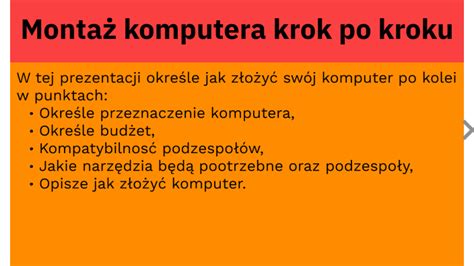 Montaż modelu betoniarki krok po kroku, ilustrujący instrukcję.