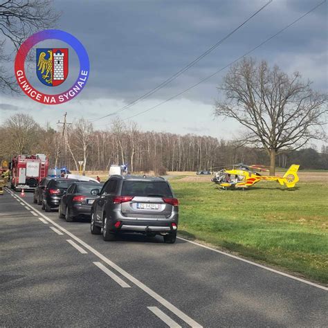 Wypadek drogowy z udziałem LPR