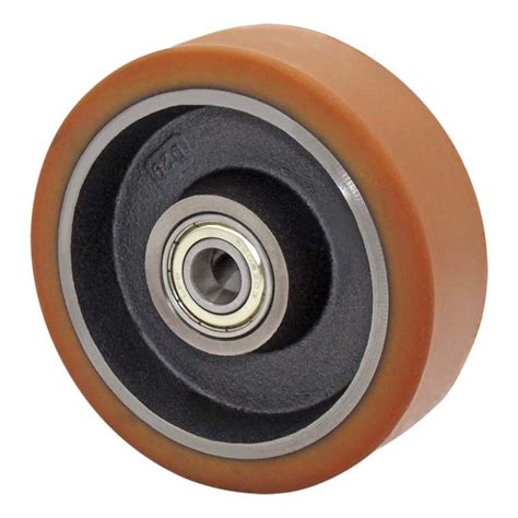 Zdjęcie przykładowych części zamiennych do wózków widłowych, takich jak koła, rolki, siłowniki