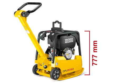 schemat zagęszczarki Wacker Neuson BPU 2540 A z zaznaczonymi kluczowymi elementami technicznymi