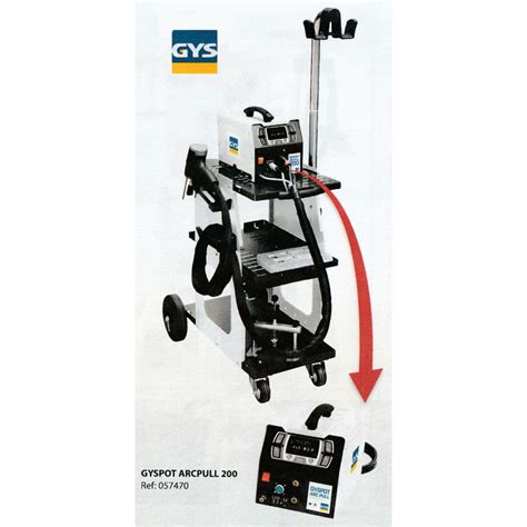 Zdjęcie spotera GYSPOT ARC PULL 200 w trakcie pracy (fot. 8)