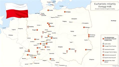 mapa Polski z zaznaczonymi lokalizacjami sprzedawców łyżek do koparek