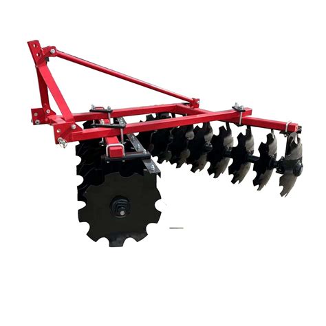 Photo of a disc harrow with high-quality powder coating.