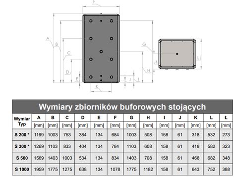 Wymiary opryskiwacza z zaznaczonymi długościami