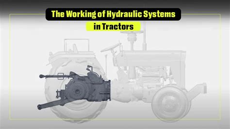 Diagram of the hydraulic system of a mini tractor