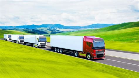 Schemat działania oporu powietrza na pojazd ciężarowy