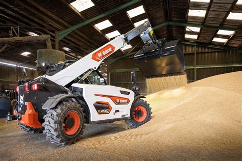 The new Bobcat TL25.60 AGRI telescopic handler operating on a farm