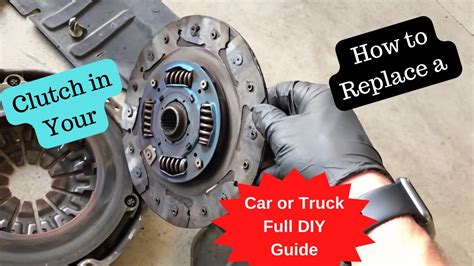 Step-by-step photos of clutch replacement