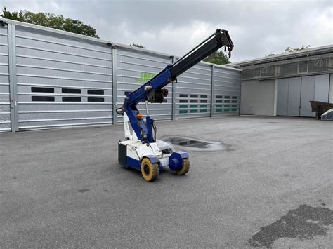 Thematic photo of a self-propelled crane with specialized working equipment