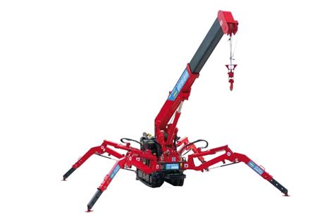 Photo of a mini crane working in a confined space