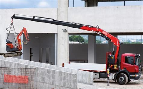 Photo of a Hydraulic Truck Crane (HDS) in operation