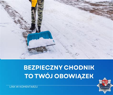 Ilustracja przedstawiająca zimowe obowiązki właściciela posesji związane z odśnieżaniem