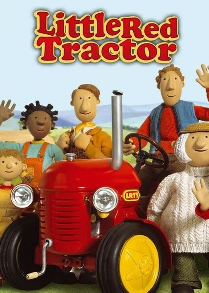 The Little Red Tractor and other farm machines working together