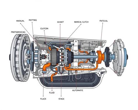 Schemat rozmieszczenia cewek na skrzyni biegów JCB