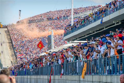 Photo of a tractor racing event in Wielowieś with a large audience