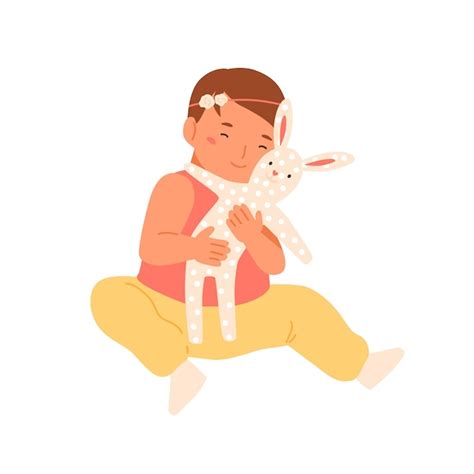 Ilustracja dziecka bawiącego się koparko-ładowarką zabawką