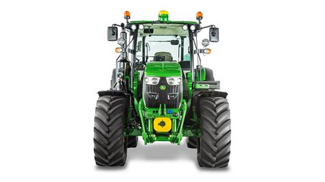 Thematic photo of a John Deere 6095 MC agricultural tractor at work