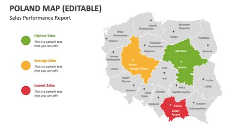 Map or infographic showing popular regions for used tractor sales in Poland.