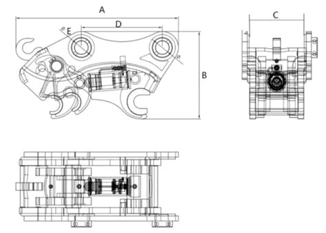 Detailed technical drawing or infographic of the hitch eye with dimensions