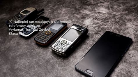 Zestawienie różnych modeli telefonów JCB