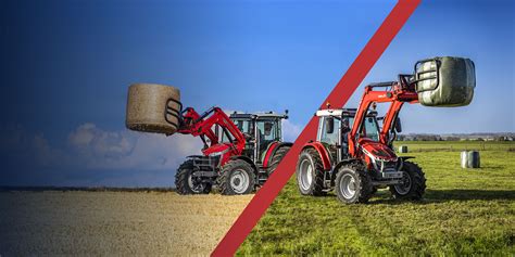 Ładowacz czołowy Massey Ferguson MF FLX w akcji