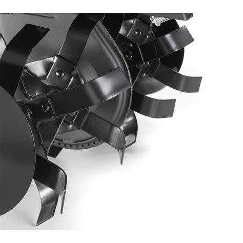 Close-up photo of the SRC 775 RG rototiller blades