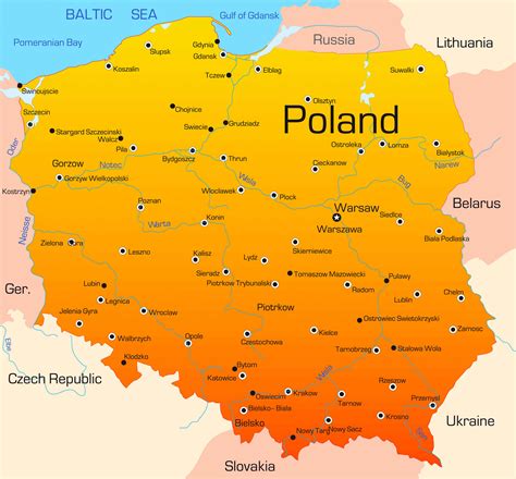Map of Poland showing locations of active OLX dump truck ads around Żuromin
