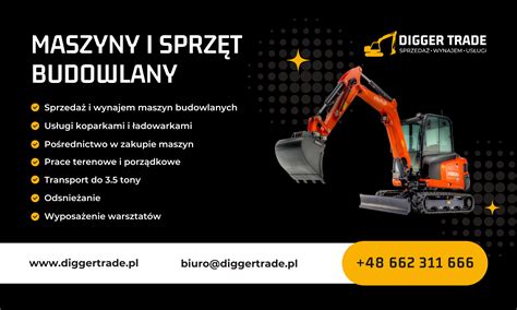 schemat: maszyny budowlane w pracy