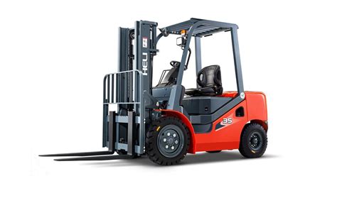 Detailed technical diagram of Heli CPYD35-KU1H forklift