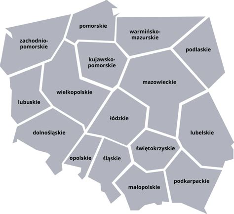mapa regionów i powiatów obsługiwanych przez Agravis Technik Potęgowo